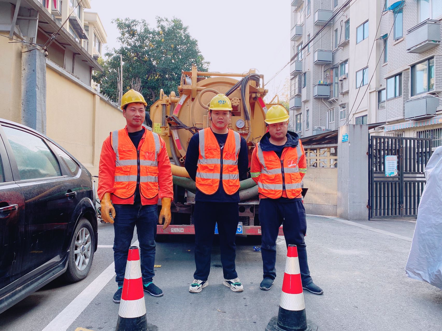 普陀南京某小区管道清淤检测施工